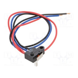 1 pcs x OMRON OCB - D2FW-G271M(D) - Microswitch SNAP ACTION, 1A/30VDC, SPDT, Rcont max: 100mΩ, Pos: 2