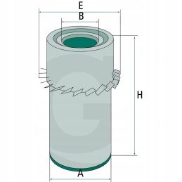 Air filter mann filter 2 4249 060 1