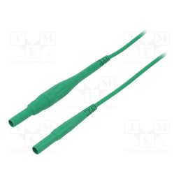 1 pcs x STu00c4UBLI - 66.9394-20025 - Connection cable, 8A, banana plug 4mm,both sides, Urated: 1kV