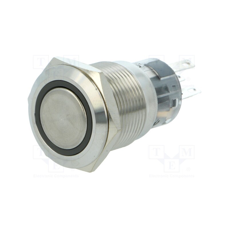 1 pcs x ONPOW - LAS1-AGQ-11ZE/G/12V - Switch: vandal resistant, Pos: 2, SPDT, 0.5A/220VAC, 1A/24VDC, IP67
