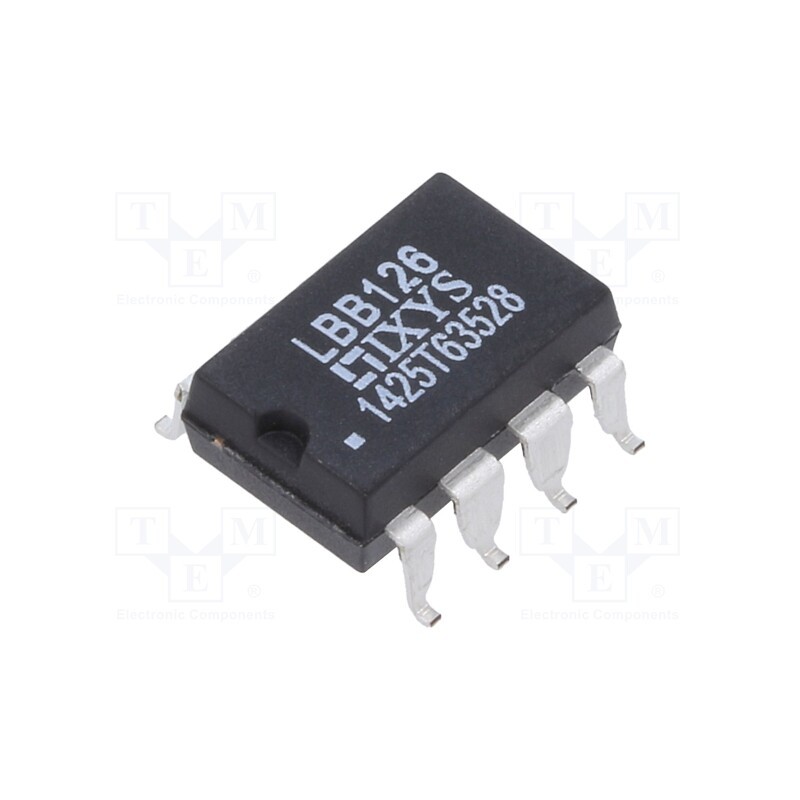 1 pcs x IXYS - LBB126S - Relay: solid state, SPST-NC x2, Icntrl max: 50mA, 170mA, 15Ω, SMT