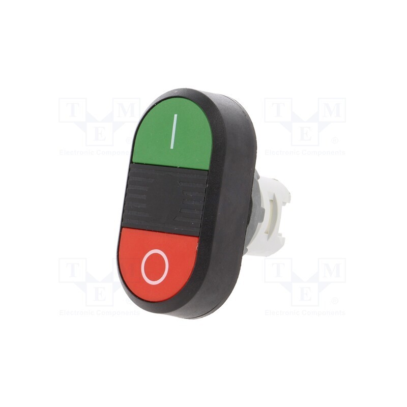 1 pcs x ABB - 1SFA611131R1106 - Switch: double, 22mm, Stabl.pos: 1, green/red, none, IP66, flat, MPD