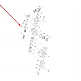 Tl02311010044 gear wheel 18 teeth