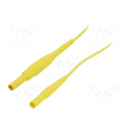 1 pcs x STu00c4UBLI - 66.9394-20024 - Connection cable, 8A, banana plug 4mm,both sides, Urated: 1kV
