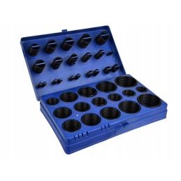 Set of black NBR O-rings, 419 pcs