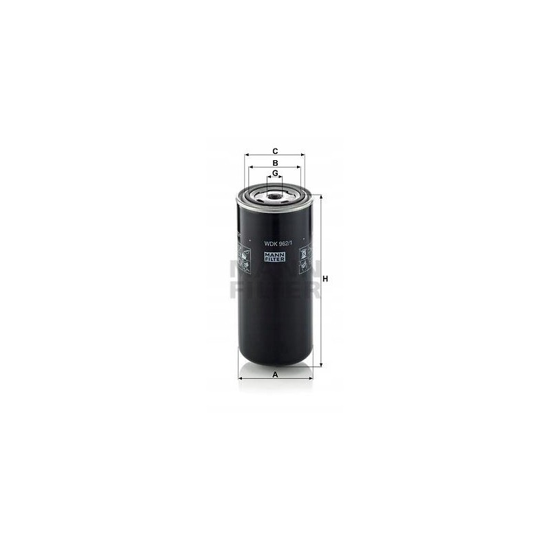 Mann hummel wdk 962 1 fuel filter