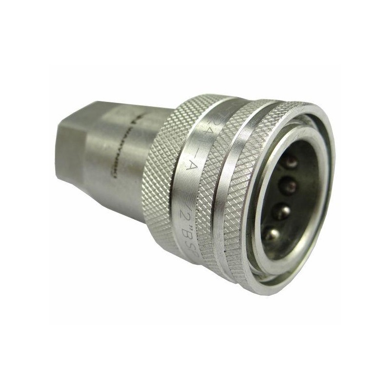 Hydraulic quick connector, g1 2 socket, BSP thread