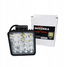 LED work lamp 3600 lumens square motorra