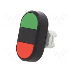 1 pcs x ABB - 1SFA611130R1106 - Switch: double, 22mm, Stabl.pos: 1, green/red, none, IP66, flat, MPD