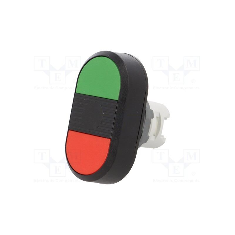 1 pcs x ABB - 1SFA611130R1106 - Switch: double, 22mm, Stabl.pos: 1, green/red, none, IP66, flat, MPD