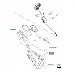 Joystick new holland t5 t6 case vestrum 90365913