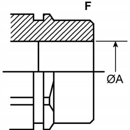 Quick connector type socket 1 2 m22x1 5 15l cpv085221