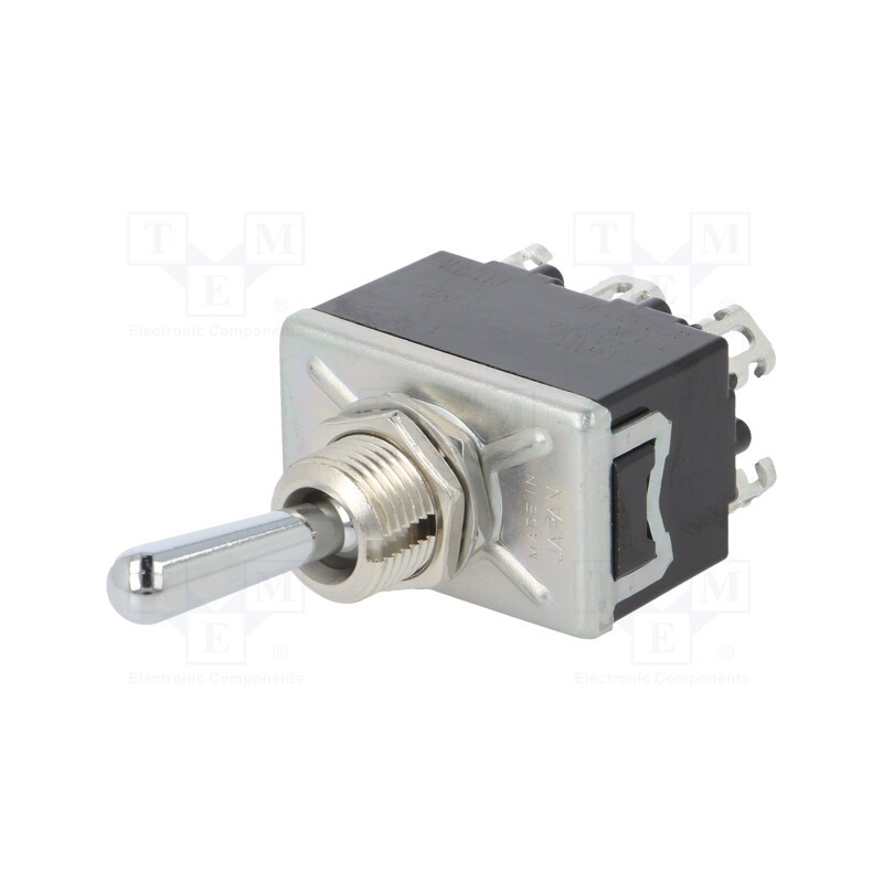 1 pcs x PANASONIC - T210NULCSAFJ - Switch: toggle, Pos: 2, DPDT, ON-ON, Leads: for soldering