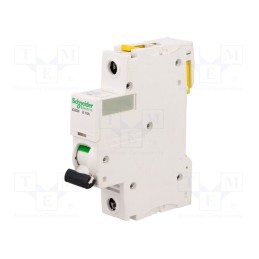 1 pcs x SCHNEIDER ELECTRIC - A9F03116 - Circuit breaker, 230VAC, Inom: 16A, Poles: 1, Charact: B, 6kA, IP20