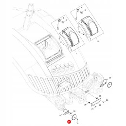 Reflector fendt x830190060000 original