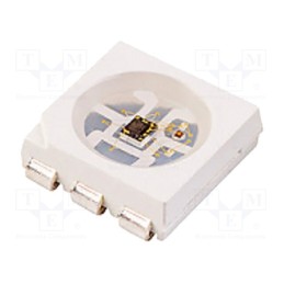 2 pcs x BRIGHTEK (EUROPE) - N0M59S06IC - Programmable LED, SMD, 5050,PLCC6, RGB, 5x5x1.6mm, 120°, 20mA