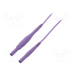 1 pcs x STu00c4UBLI - 66.9394-20026 - Connection cable, 8A, banana plug 4mm,both sides, Urated: 1kV