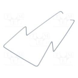 5 pcs x RELPOL - GZ14 0737 - Fastening clip, GZ14,GZ14U, OEM: 617882