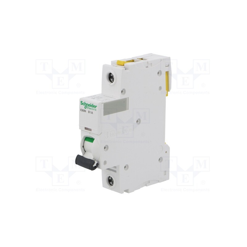 1 pcs x SCHNEIDER ELECTRIC - A9F03101 - Circuit breaker, 230VAC, Inom: 1A, Poles: 1, for DIN rail mounting