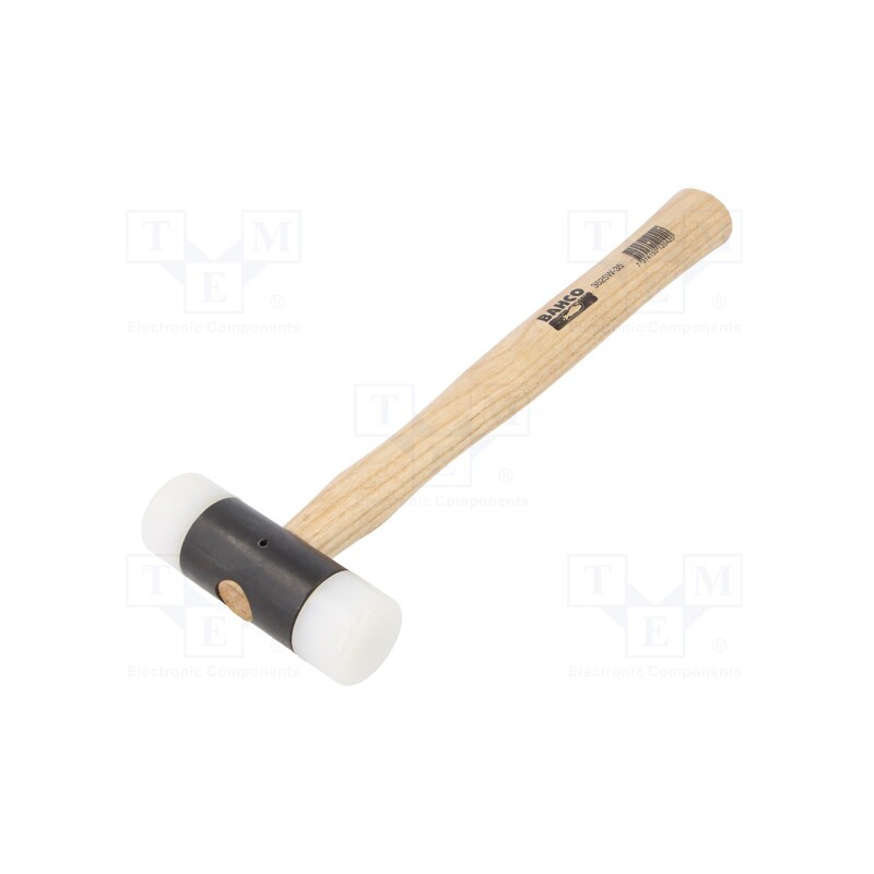 1 pcs x BAHCO - 3625W-35 - Hammer, 300mm, W: 100mm, 490g, 35mm, round, polyamide, wood