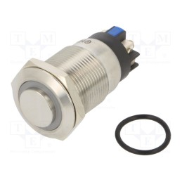 1 pcs x ONPOW - LAS1GQH-11E/L/B/24V/S - Switch: vandal resistant, Pos: 2, SPDT, 3A/220VAC, 5A/24VDC, IP65