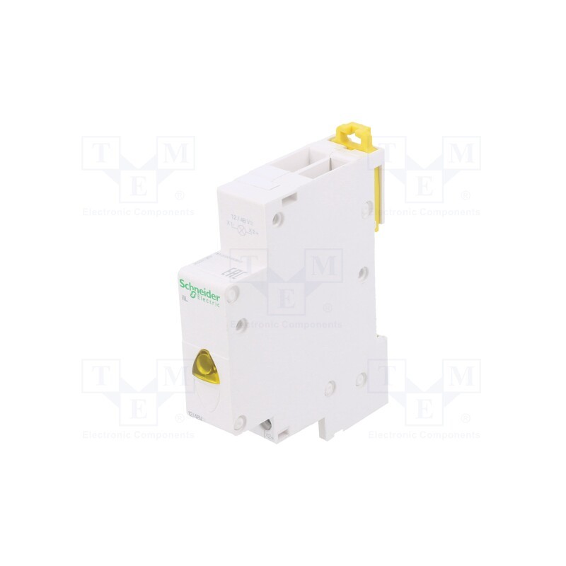 1 pcs x SCHNEIDER ELECTRIC - A9E18334 - LED indicator, 12÷48VAC, 12÷48VDC, for DIN rail mounting, ACTI9