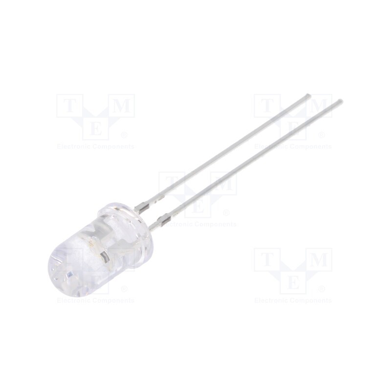 2 pcs x OPTOSUPPLY - OSV5DS5A31A - LED, UV, 30°, 20mA, 400÷410nm, 3÷5VDC, THT, blinking, 1.8Hz