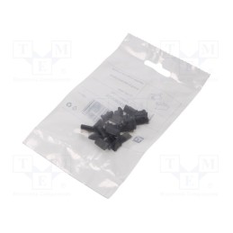 1 pcg x TOPMET - 89080002 - Cap for LED profiles, black, 20pcs, ABS, SLIM8