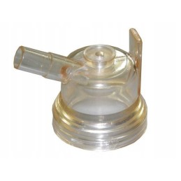 Lower collector body 120ml transparent milking machine