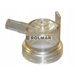 Lower collector body 120ml transparent milking machine