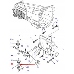 3383533m1 plastic gear lever knob