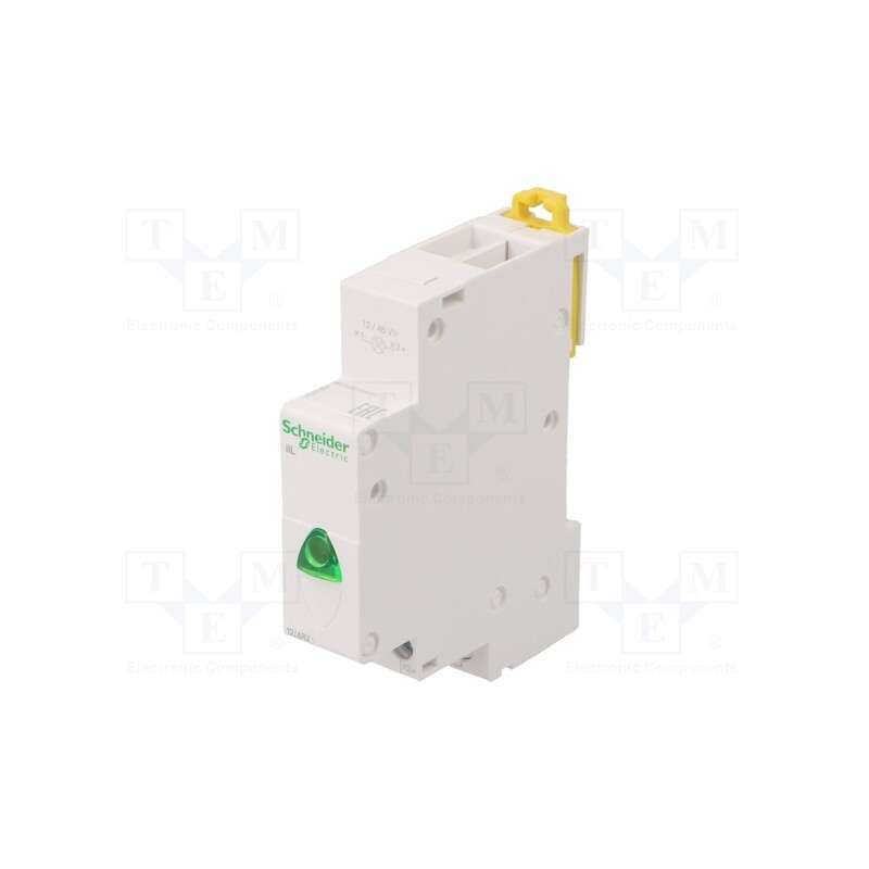 1 pcs x SCHNEIDER ELECTRIC - A9E18331 - LED indicator, 12÷48VAC, 12÷48VDC, for DIN rail mounting, ACTI9