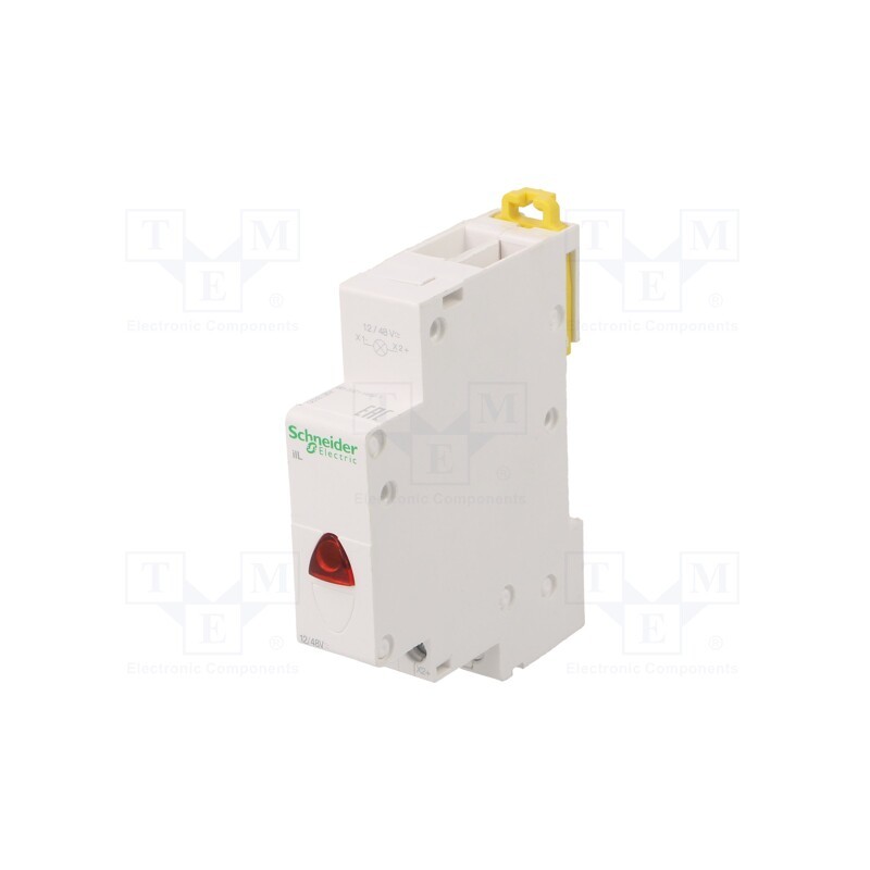1 pcs x SCHNEIDER ELECTRIC - A9E18330 - LED indicator, 12÷48VAC, 12÷48VDC, for DIN rail mounting, ACTI9