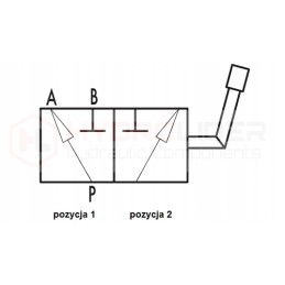 Italian 3-way hydraulic manual ball valve M16 20l