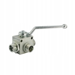 3-way hydraulic manual ball valve M18 40l