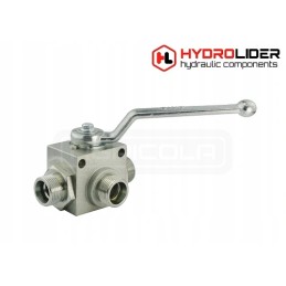 3-way hydraulic manual ball valve M18 40l