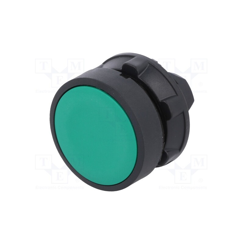 1 pcs x SCHNEIDER ELECTRIC - ZB5AH03 - Switch: push-button, 22mm, Stabl.pos: 2, green, none, IP66, flat
