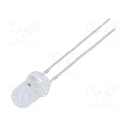 2 pcs x OPTOSUPPLY - OSY5MS51A5A - LED, 5mm, yellow, blinking,clear body with diffused lens finish