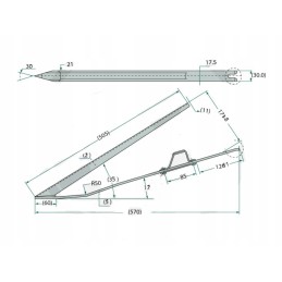 Lifter for laid grain AS121 cm300 Claas