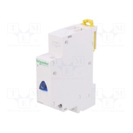 1 pcs x SCHNEIDER ELECTRIC - A9E18323 - LED indicator, 110÷230VAC, for DIN rail mounting, Colour: blue