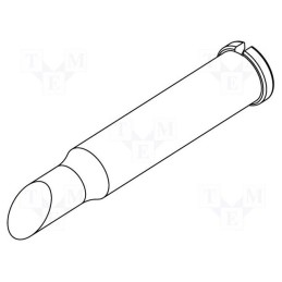 1 pcs x ERSA - 0102ADLF40/SB - Tip, hoof, 4mm, for soldering iron,for soldering station