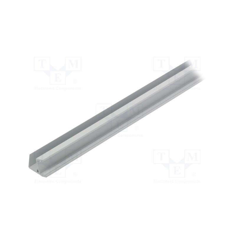 1 pcs x TOPMET - A9010001 -AS - Profiles for LED modules, white, L: 1m, EDGE10, aluminium, edge