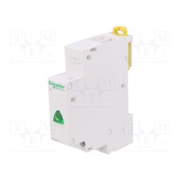 1 pcs x SCHNEIDER ELECTRIC - A9E18321 - LED indicator, 110÷230VAC, for DIN rail mounting, Colour: green