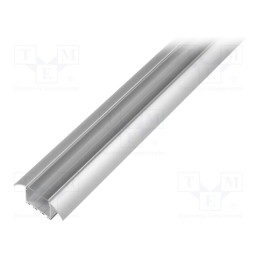 1 pcs x OPTOFLASH - OF-PROFLESTO-M -AS - Profiles for LED modules, mat, L: 1m, LESTO, aluminium, recessed