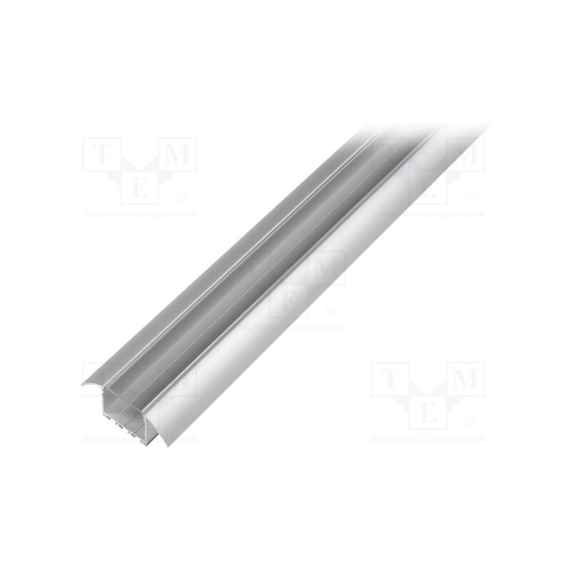 1 pcs x OPTOFLASH - OF-PROFLESTO-M -AS - Profiles for LED modules, mat, L: 1m, LESTO, aluminium, recessed