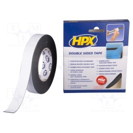 1 rol x HPX - ZC06 - Tape: fixing, W: 25mm, L: 10m, Thk: 1050um, double-sided, acrylic