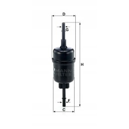 Mann fuel filter ford fusion ju_