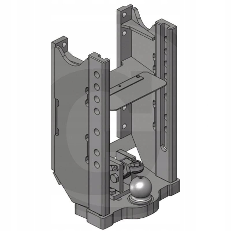 K80 hitch frame, wheel steering components
