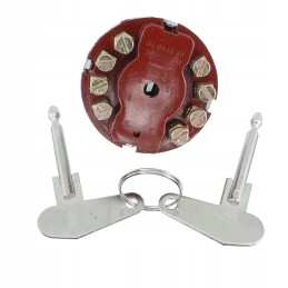 Zetor 3-range ignition switch with key
