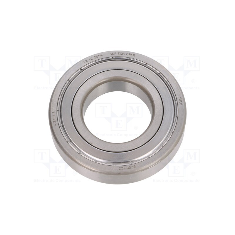 1 pcs x SKF - 6208-2Z SKF - Bearing: single row deep groove ball, Øint: 40mm, Øout: 80mm
